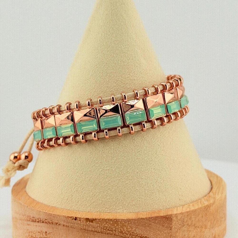 Bomb Party Adjustable Chord Bracelet - Reversible - Rose Gold (9)